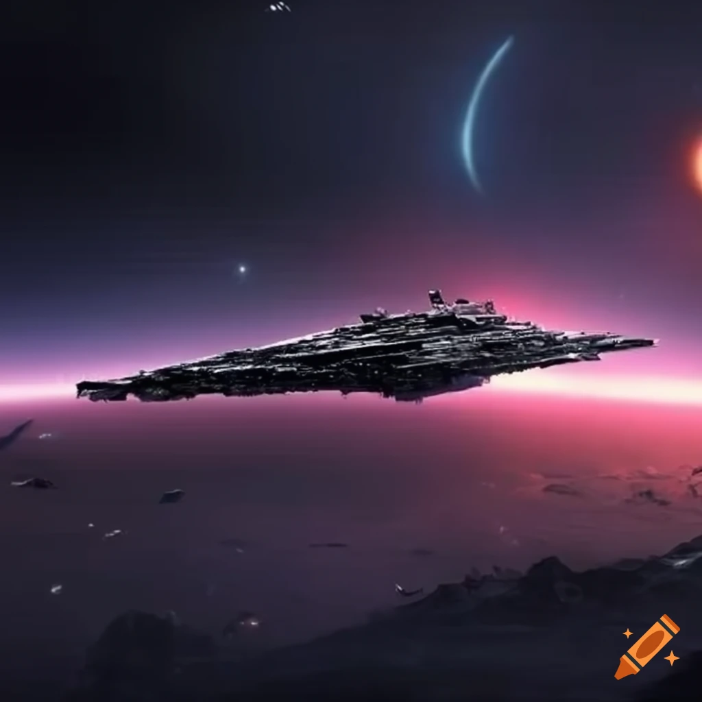 Star Destroyer In Deep Space On Craiyon