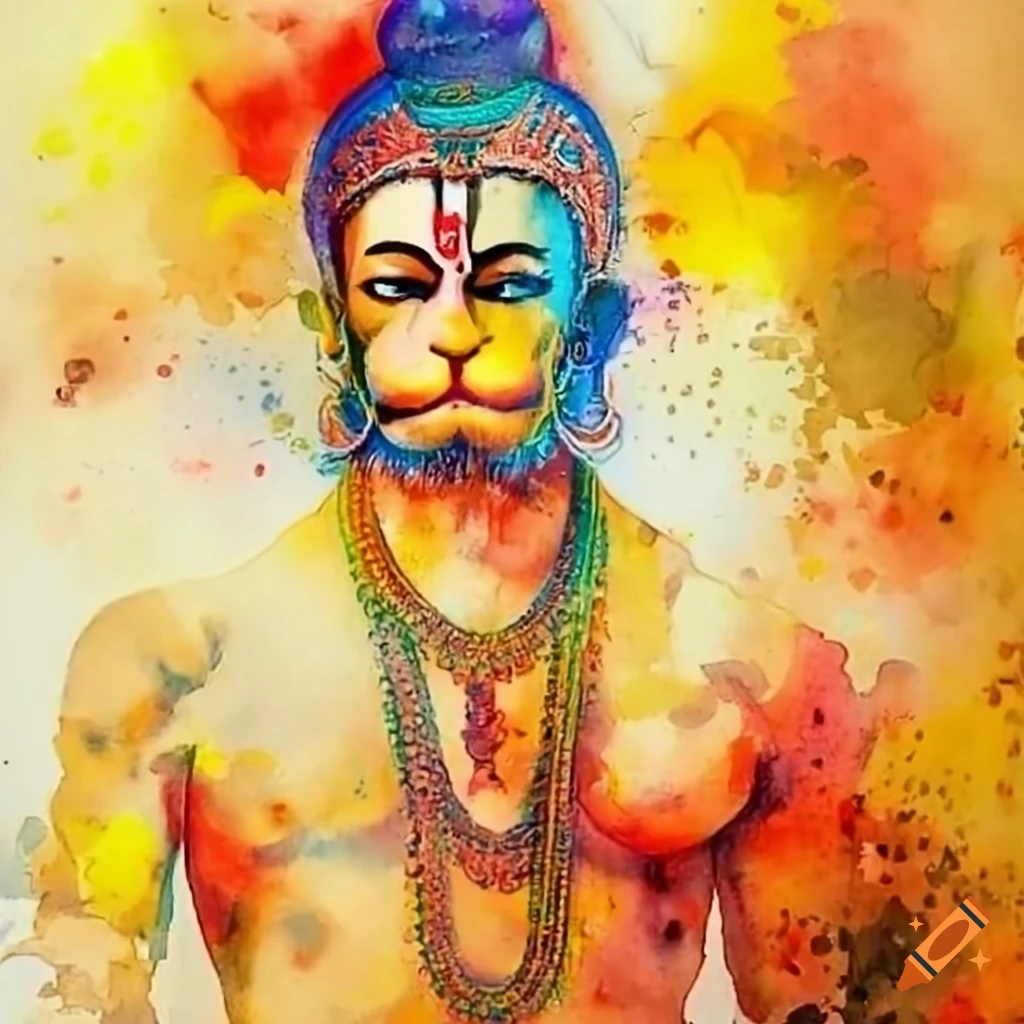 Hindu Gods & Goddesses Full &, hanuman sketch HD wallpaper | Pxfuel