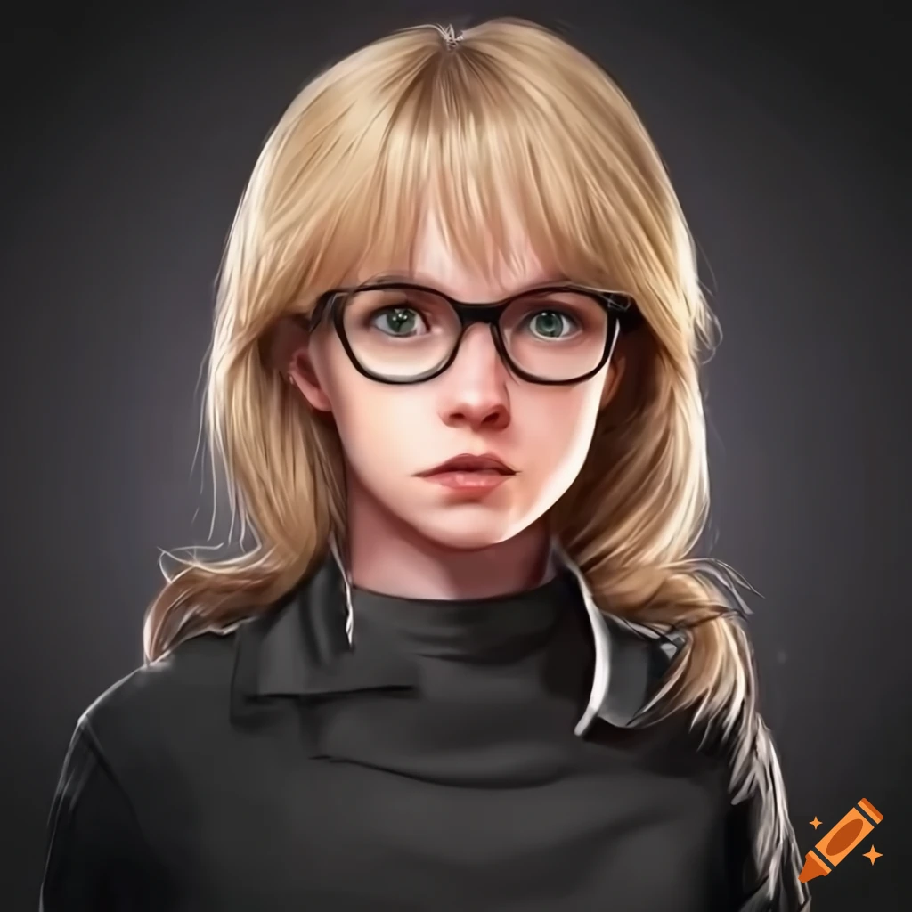 Realistic depiction of a girl detective on Craiyon