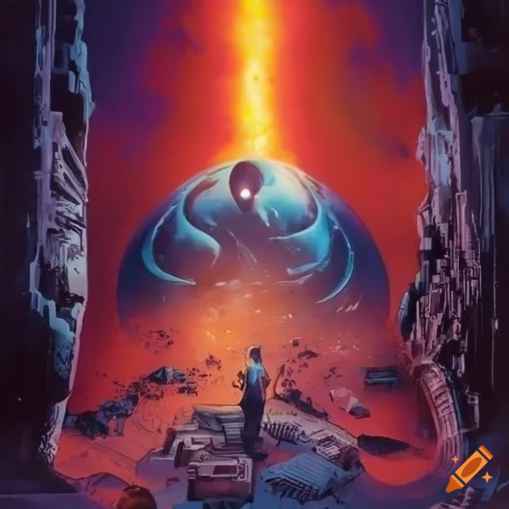 Sci fi Magazine Cover Design On Craiyon