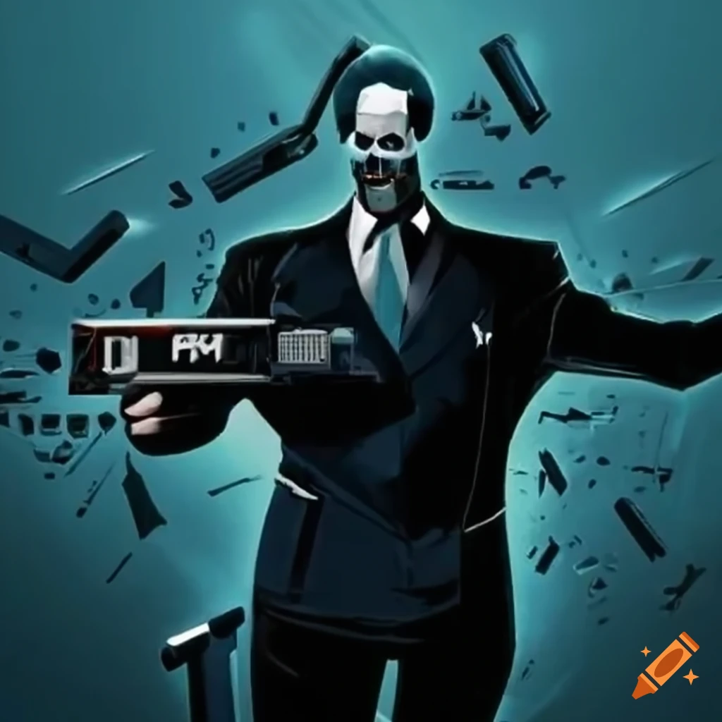 dark art depicting death and rushing trains