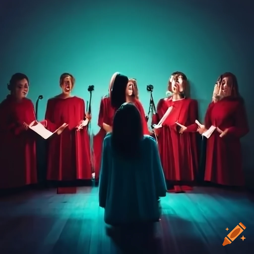 people singing together in a choir