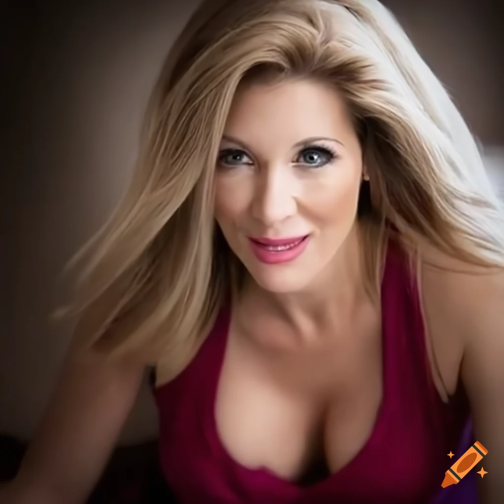 closeup-portrait-of-darya-folsom-smiling-with-brown-eyes-on-craiyon