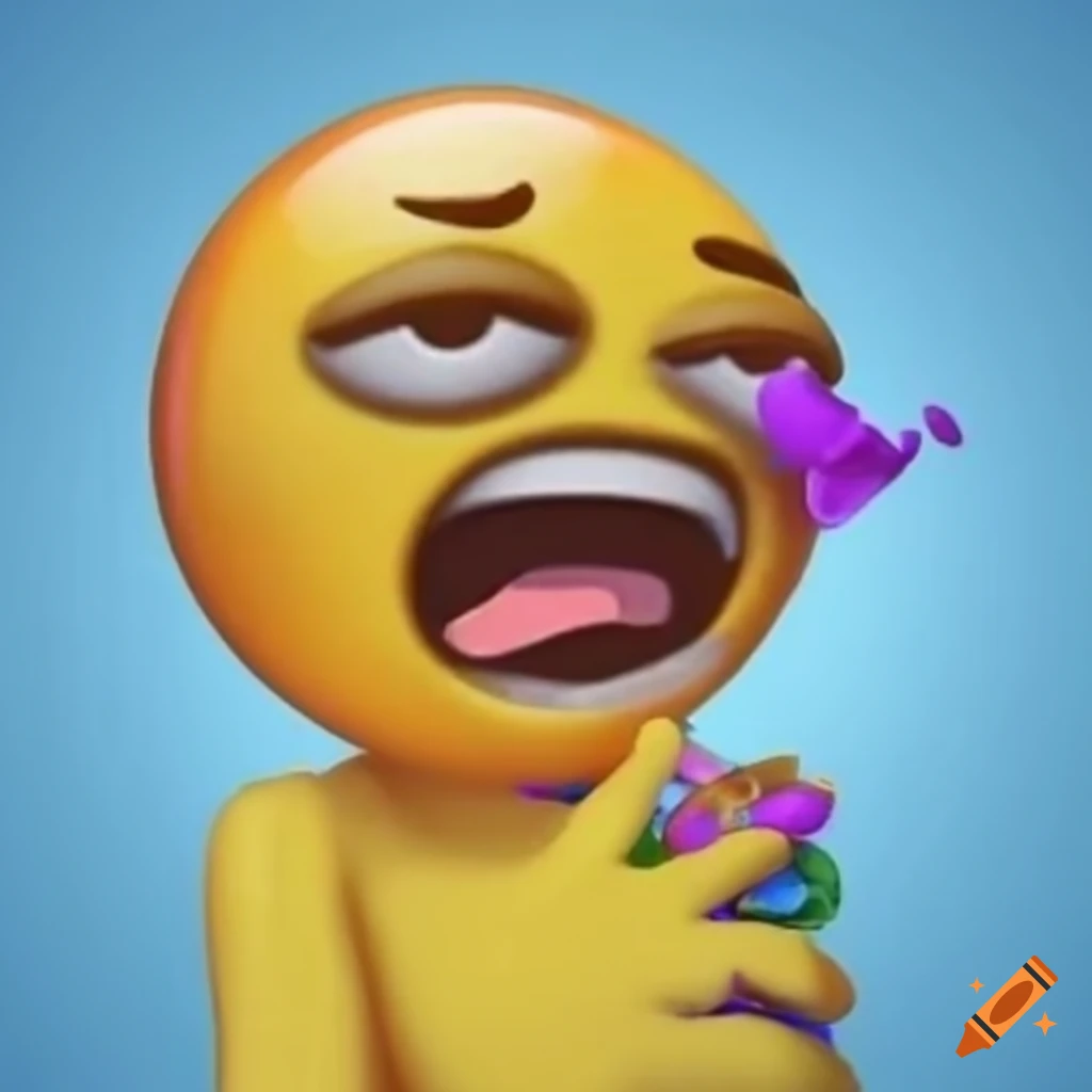 Funny Meme With Laughing Emoji On Craiyon