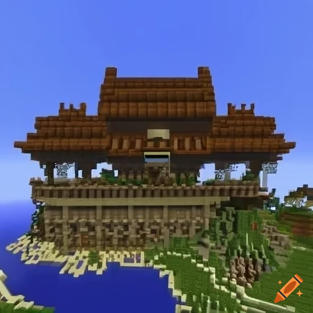 Minecraft ark server logo on Craiyon