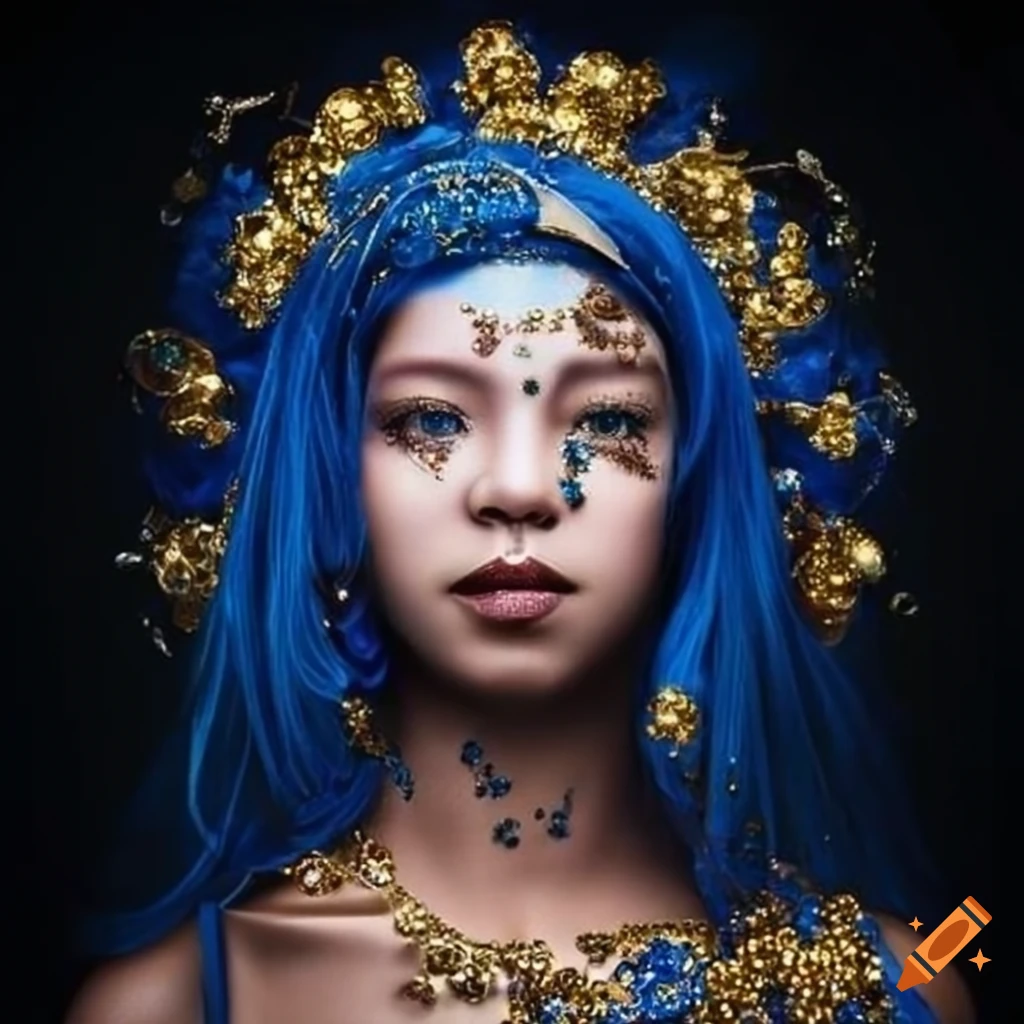 Blue And White Beaded Jewelry