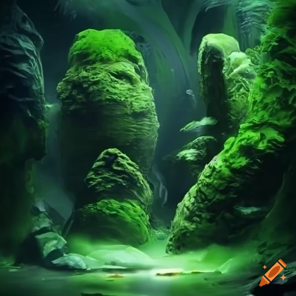 surrealistic landscape in a dreamlike scene