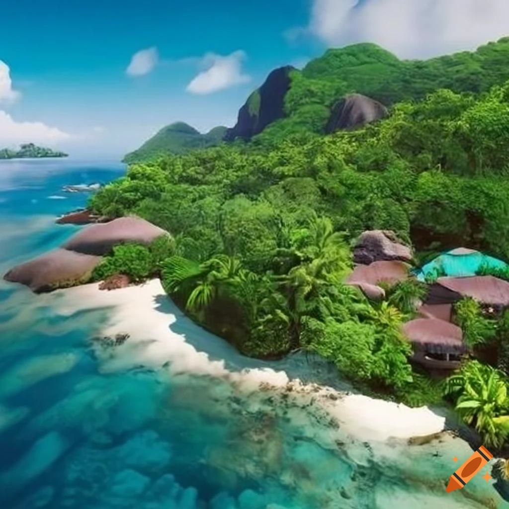 Luxury resort in Seychelles