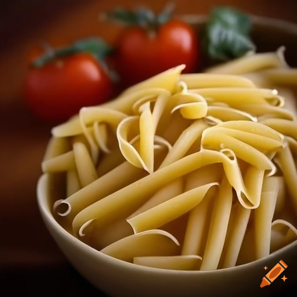 Delicious bowl of pasta