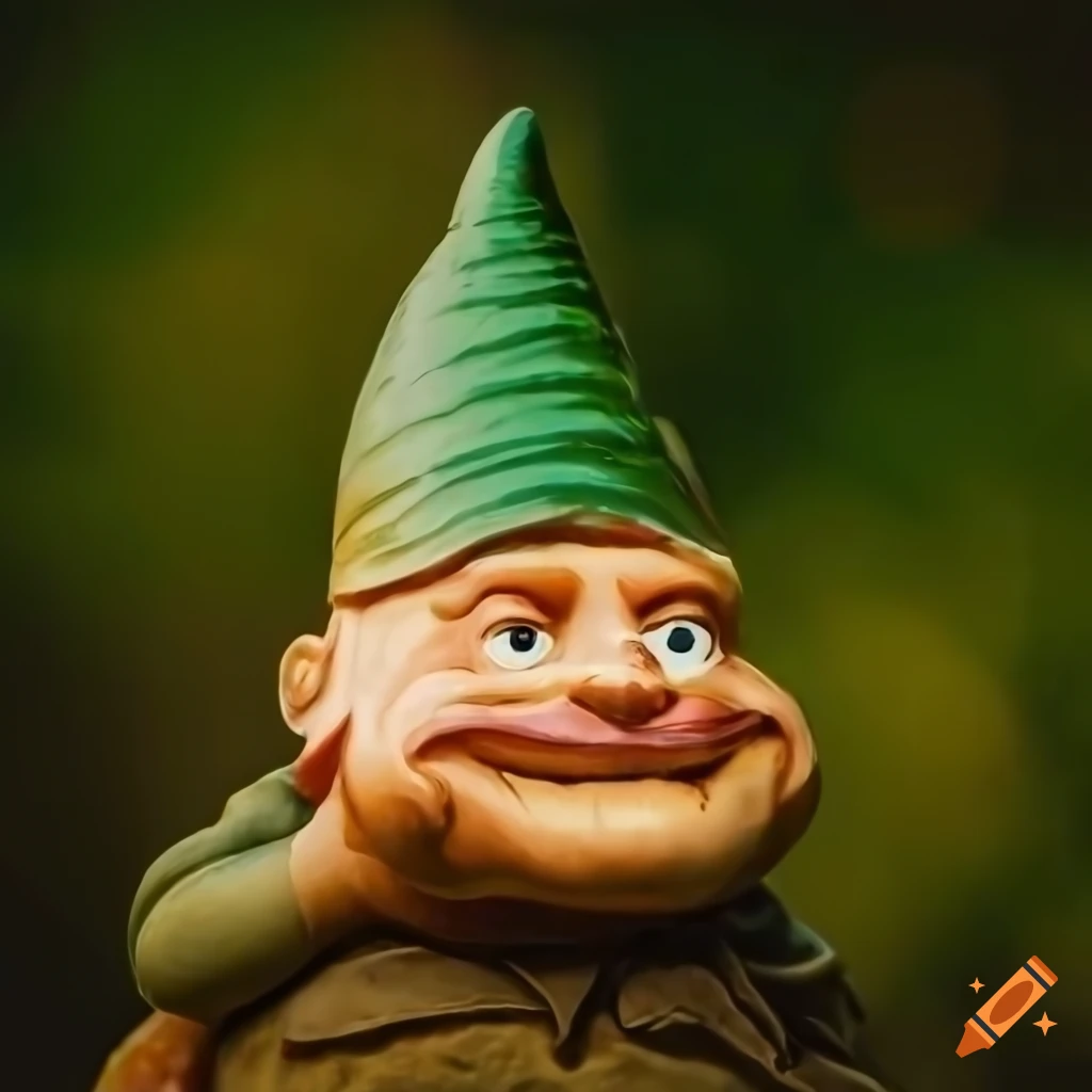 photograph-of-a-big-mouth-billy-bass-with-garden-gnome-face-on-craiyon