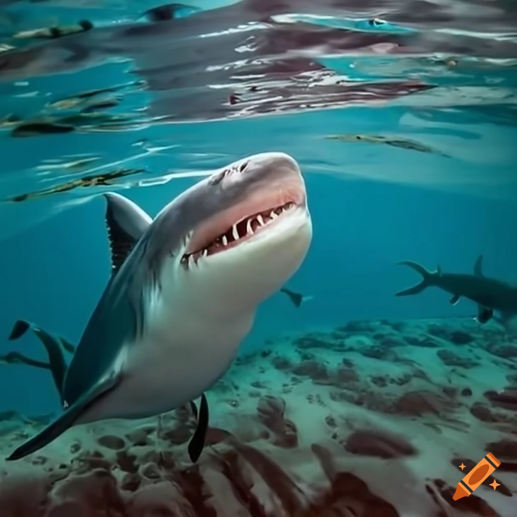 Shark Eating A Lime On Craiyon