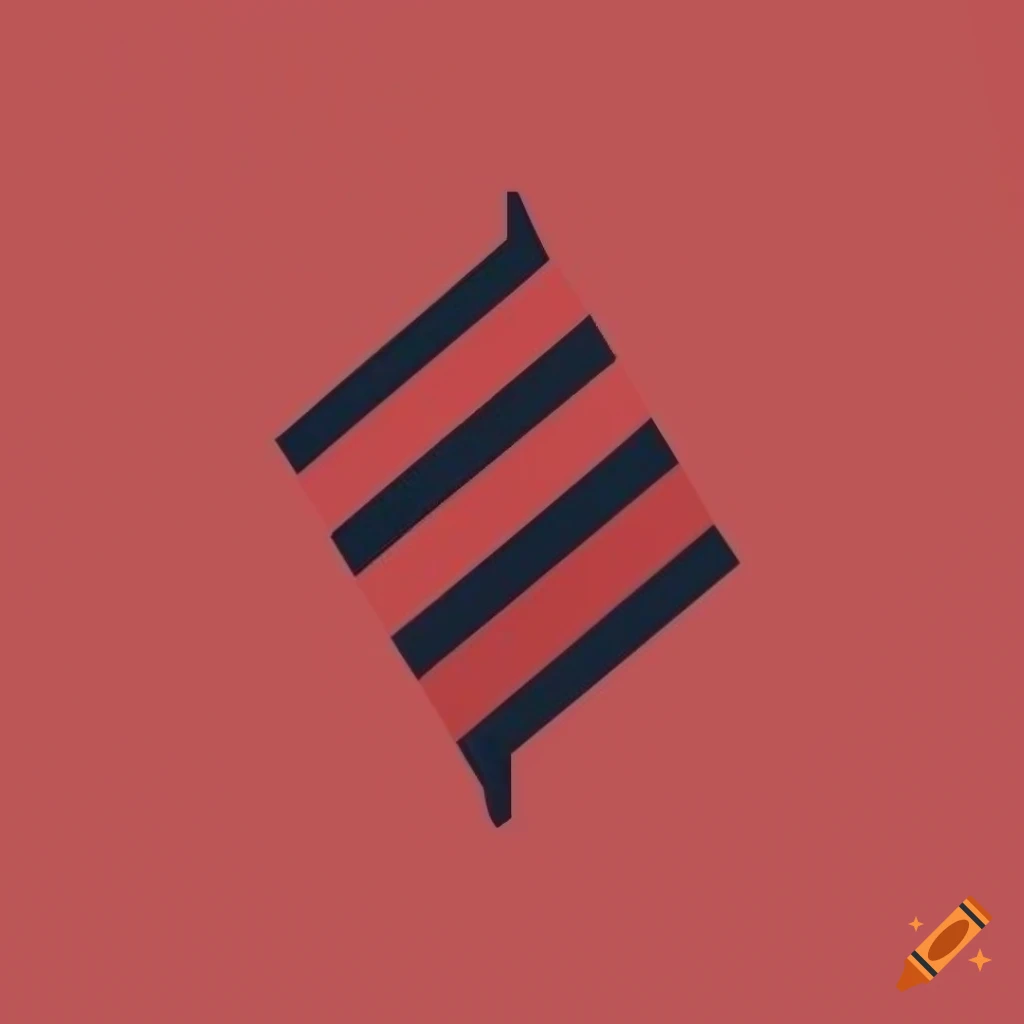 Minimalist flag symbol for communism on craiyon