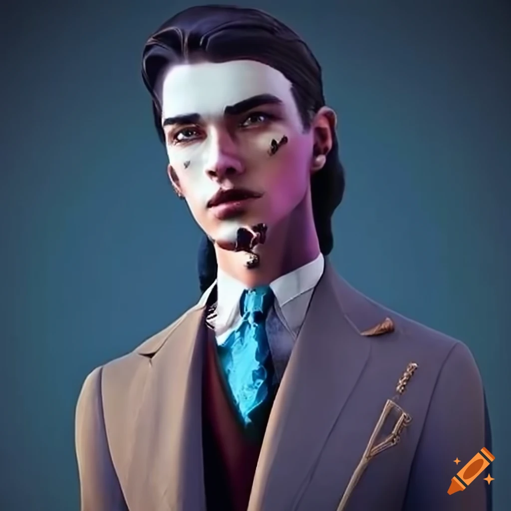 portrait of a man in a tailored suit