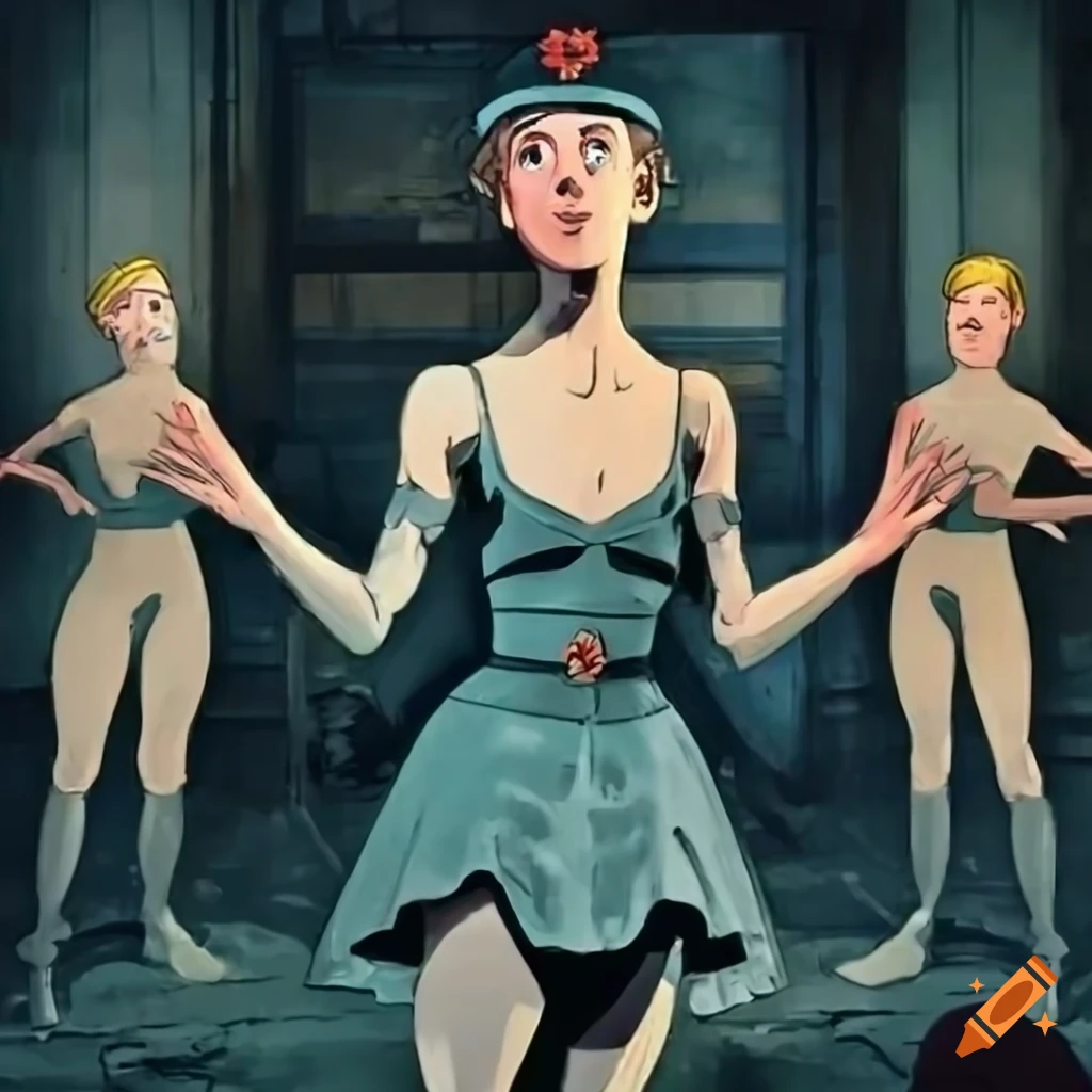 image depicting flagellants, Inspector Gadget, Russian ballerinas, and Turkmen Soviet Socialist Republic