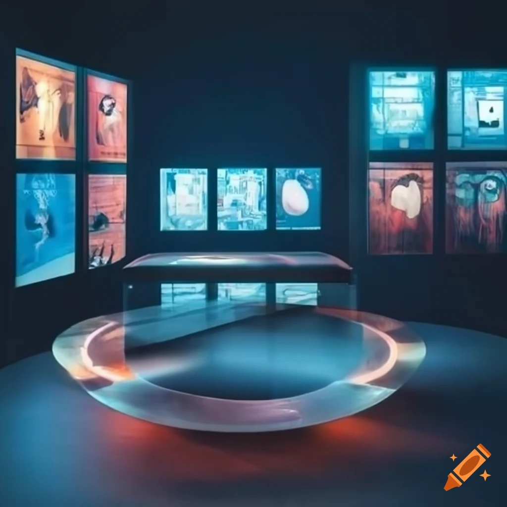 Interactive information display in a museum