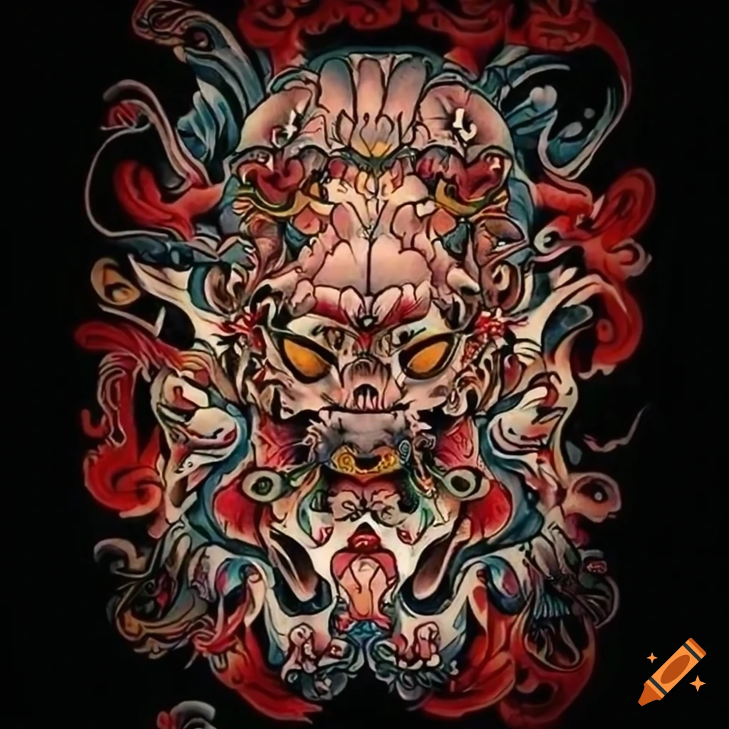 Premium Vector | Poker vector traditional tattoo of cards burning fire