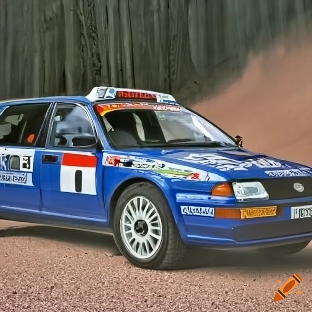 Volkswagen Passat In Group B Rally On Craiyon