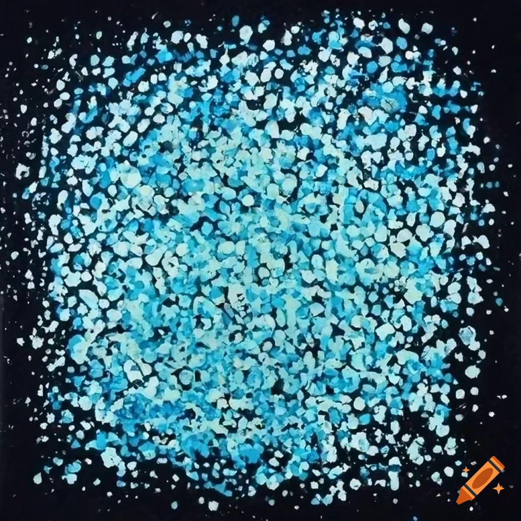 pointillism graffiti artwork