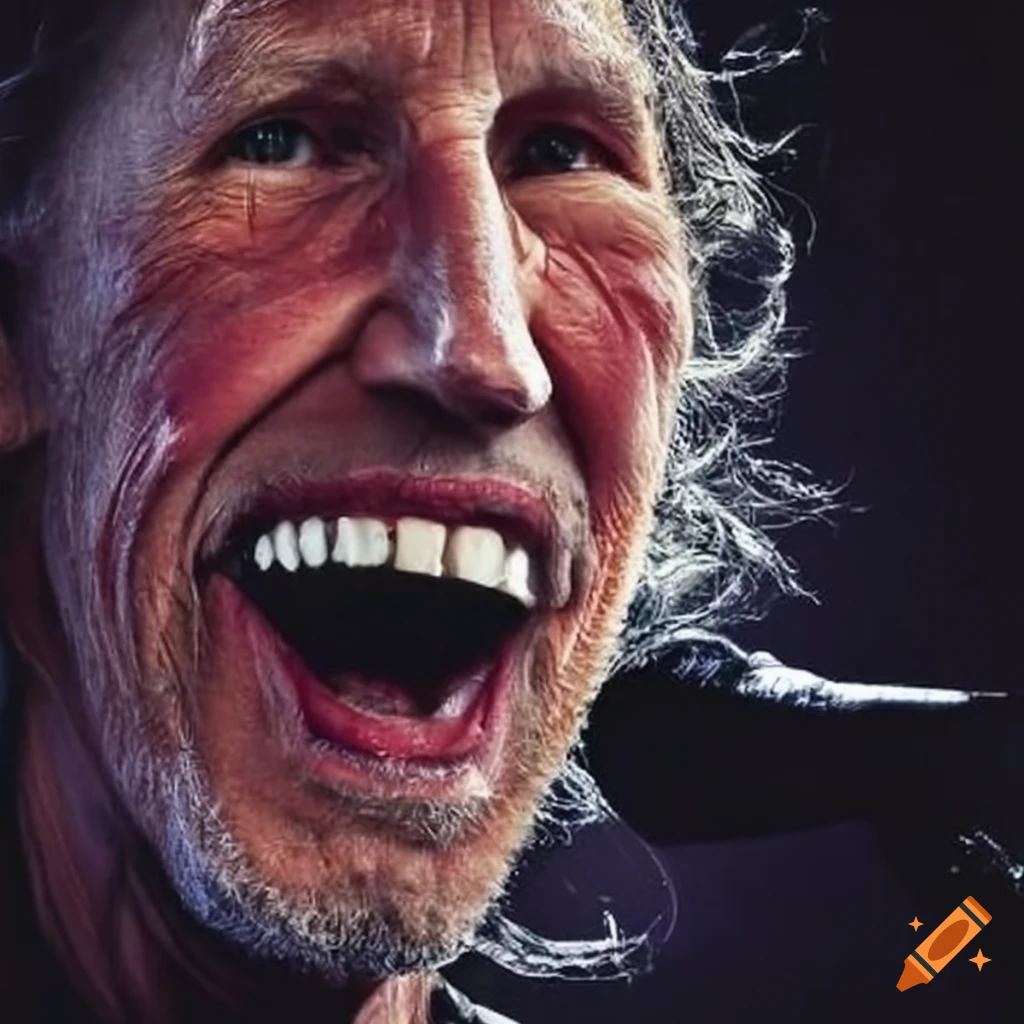 Roger Waters laughing