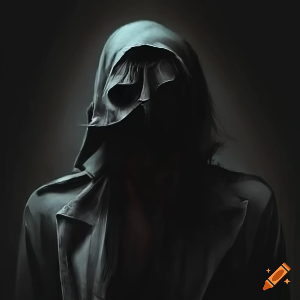 dark portrait of a scarecrow