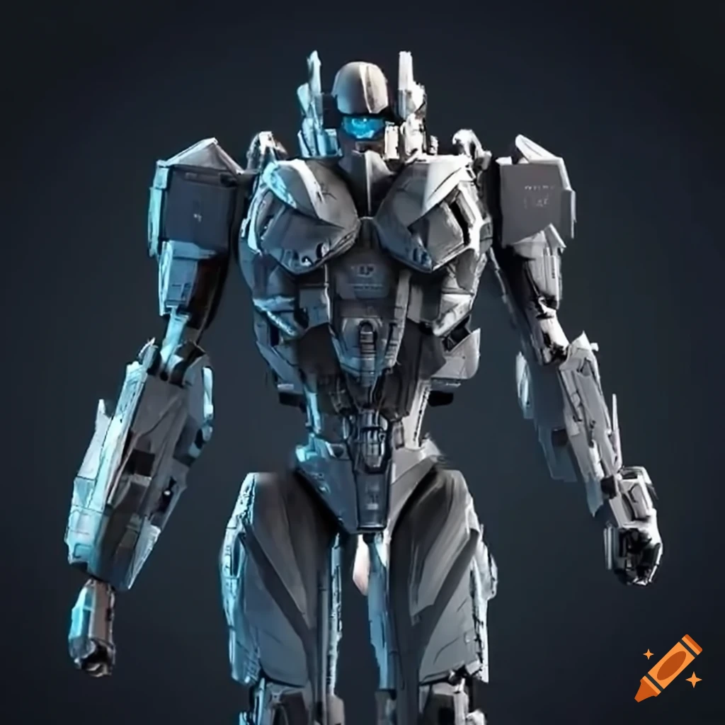 F-35B Lightning II transformed into a Cybertronian