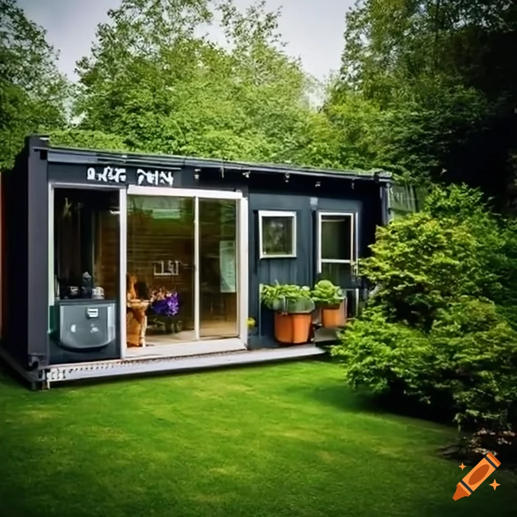 Backyard Shipping Container Office Huge Savings