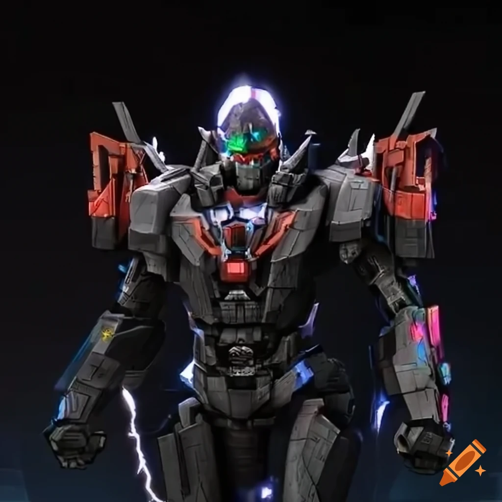 F-35B Lightning II transformed into a Cybertronian
