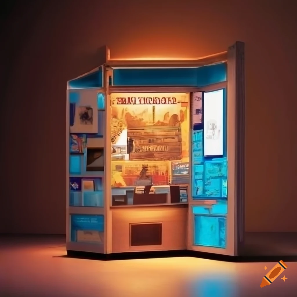 information kiosk in a museum