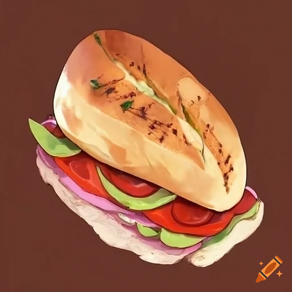 delicious grilled ciabatta sandwich