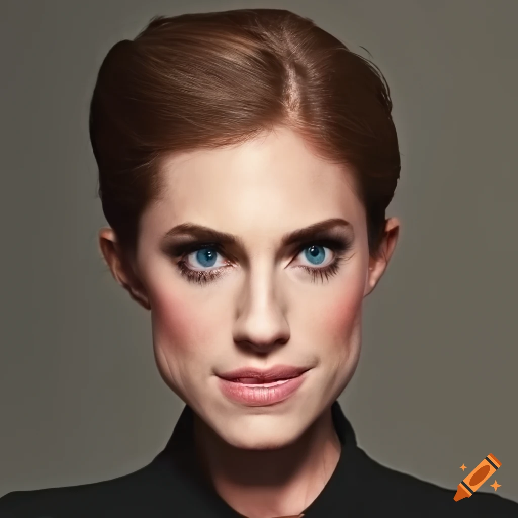 close-up of Allison Williams facing the camera