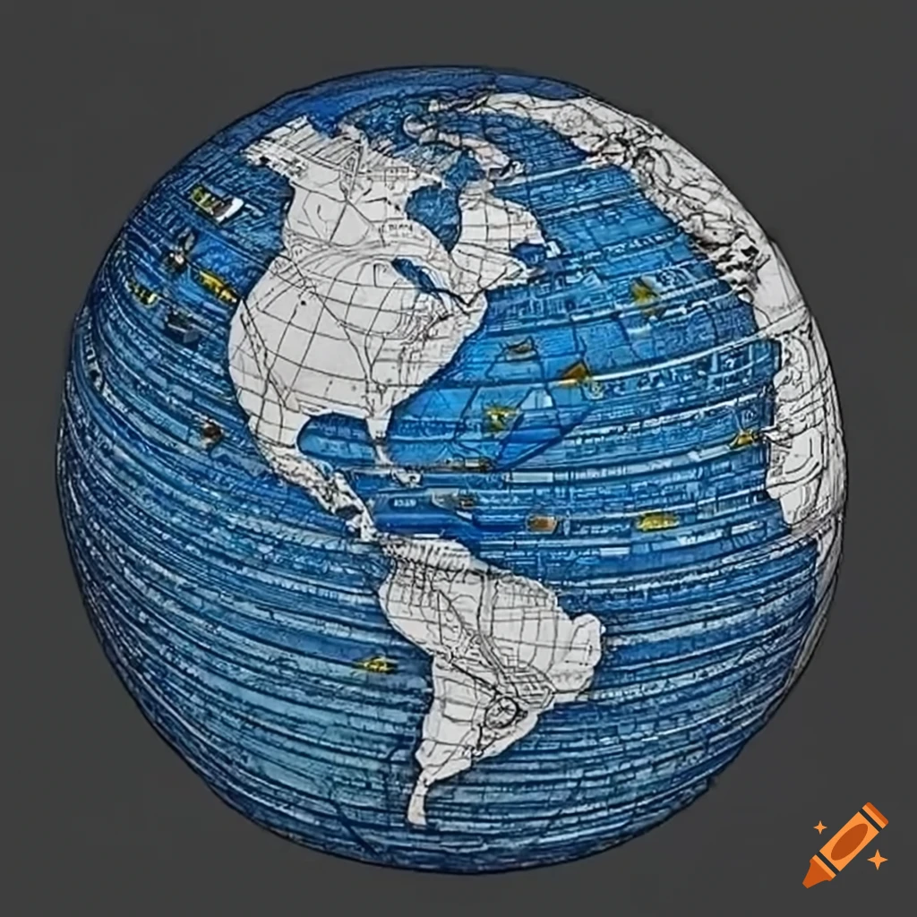Illustration Of The Globe Joining Servers On Craiyon illustration-of-the-globe-joining-servers-on-craiyon