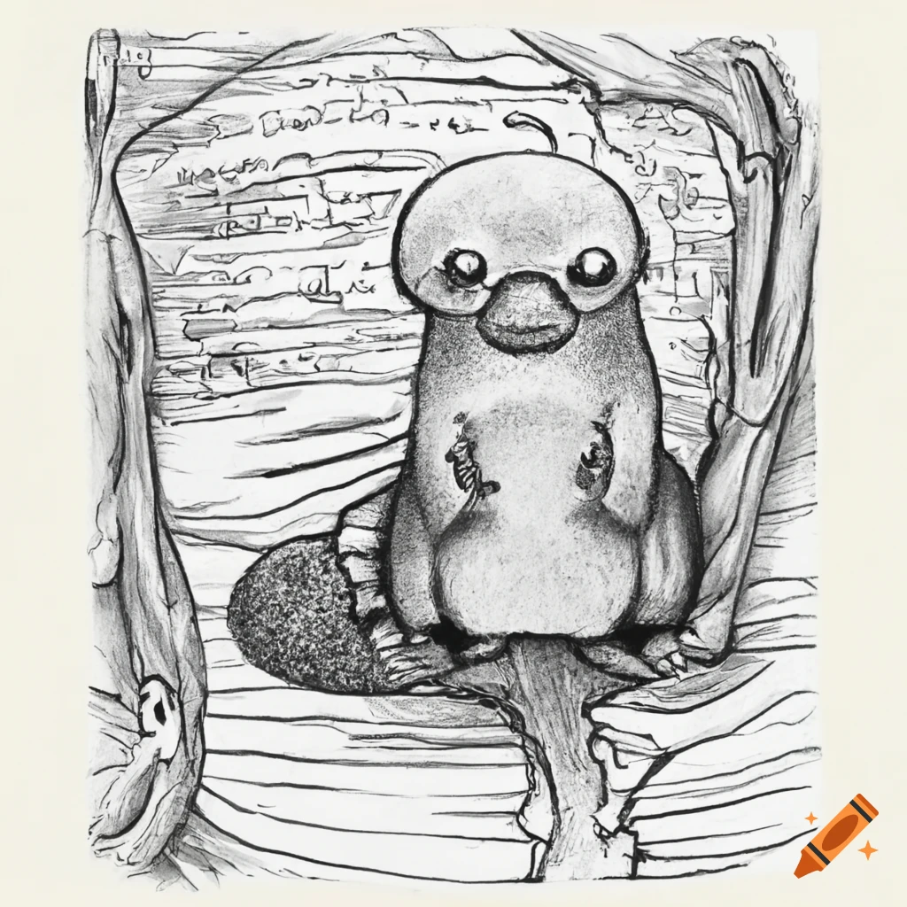 bright image of a holy platypus