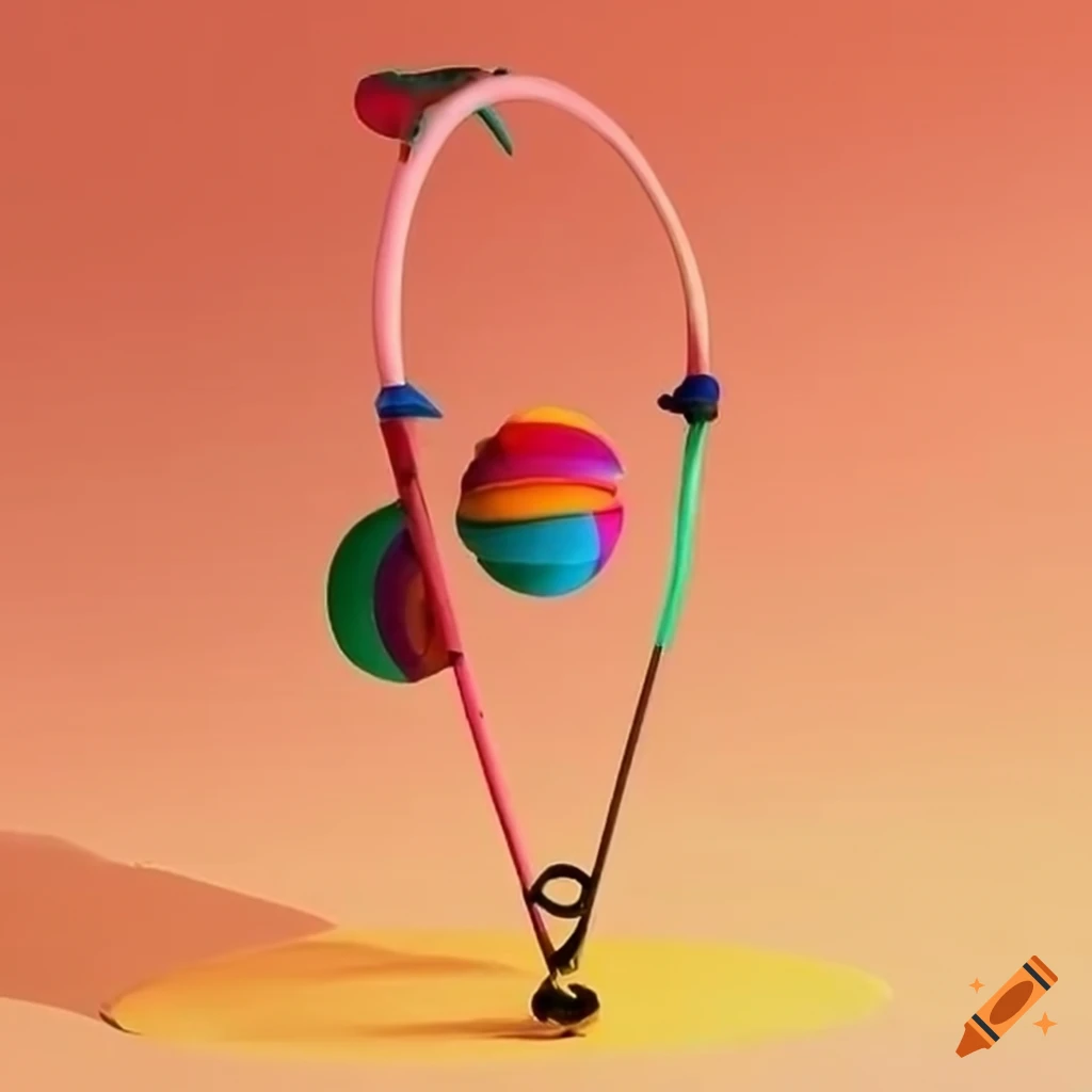 colorful and surreal playground