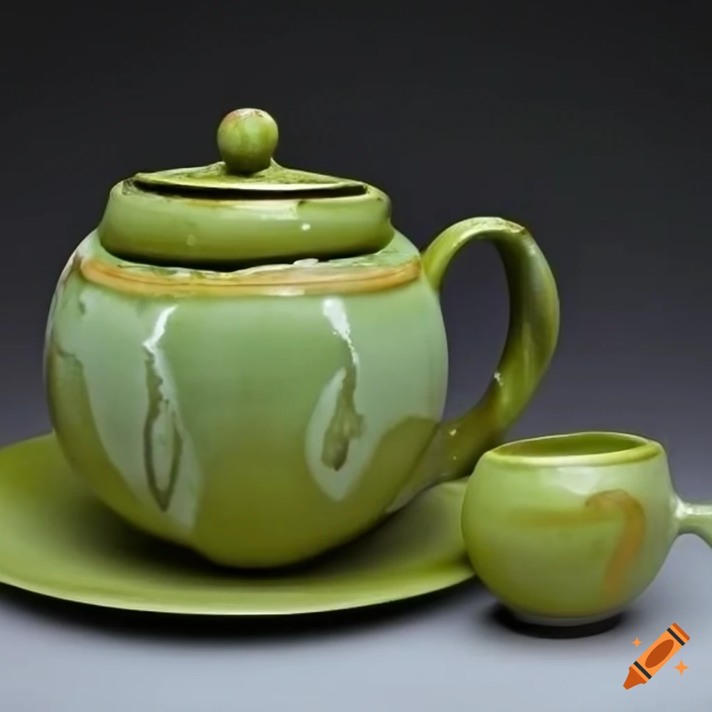 Abstract ceramic sculptures with unique glazes