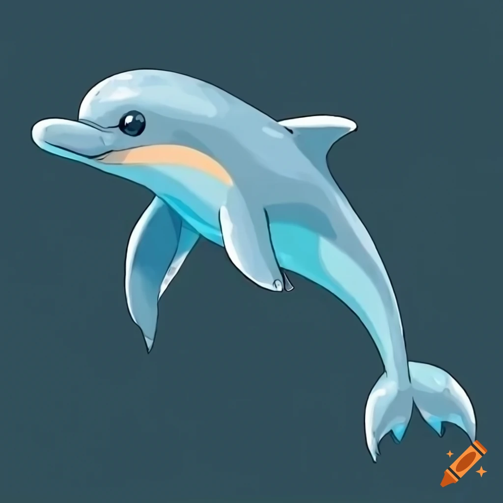 Cute water dolphin pokemon on Craiyon