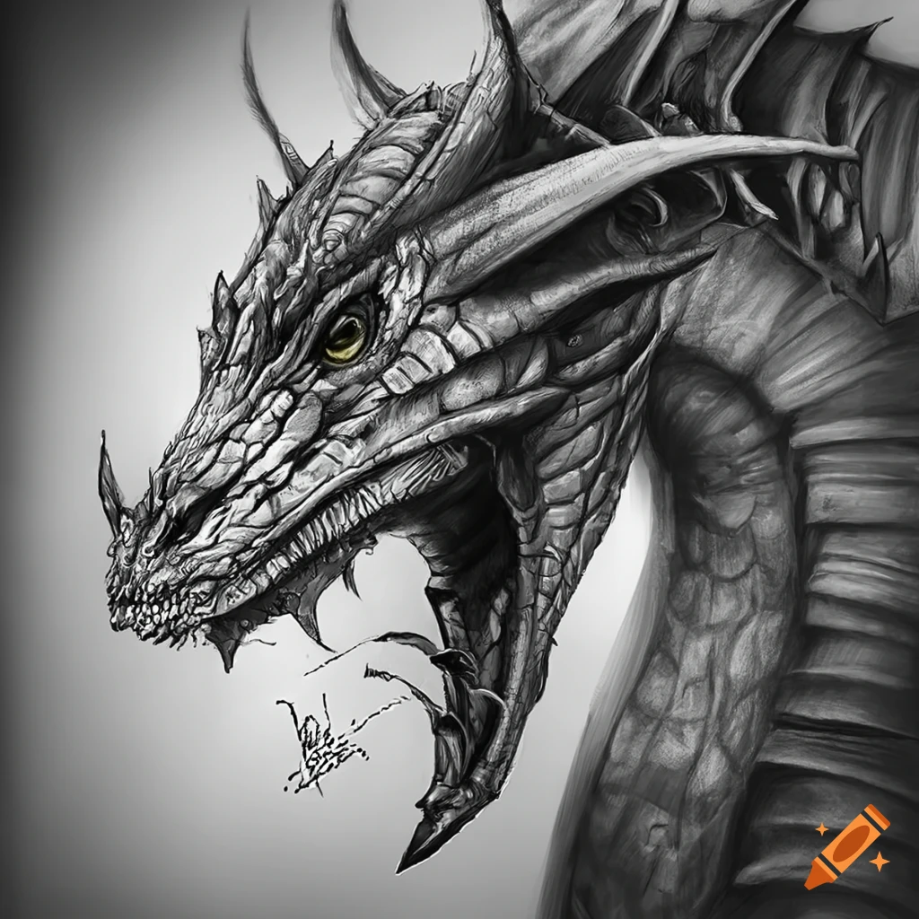 A Flying Dragon | Dragon sketch, Pencil drawings of animals, Easy dragon  drawings