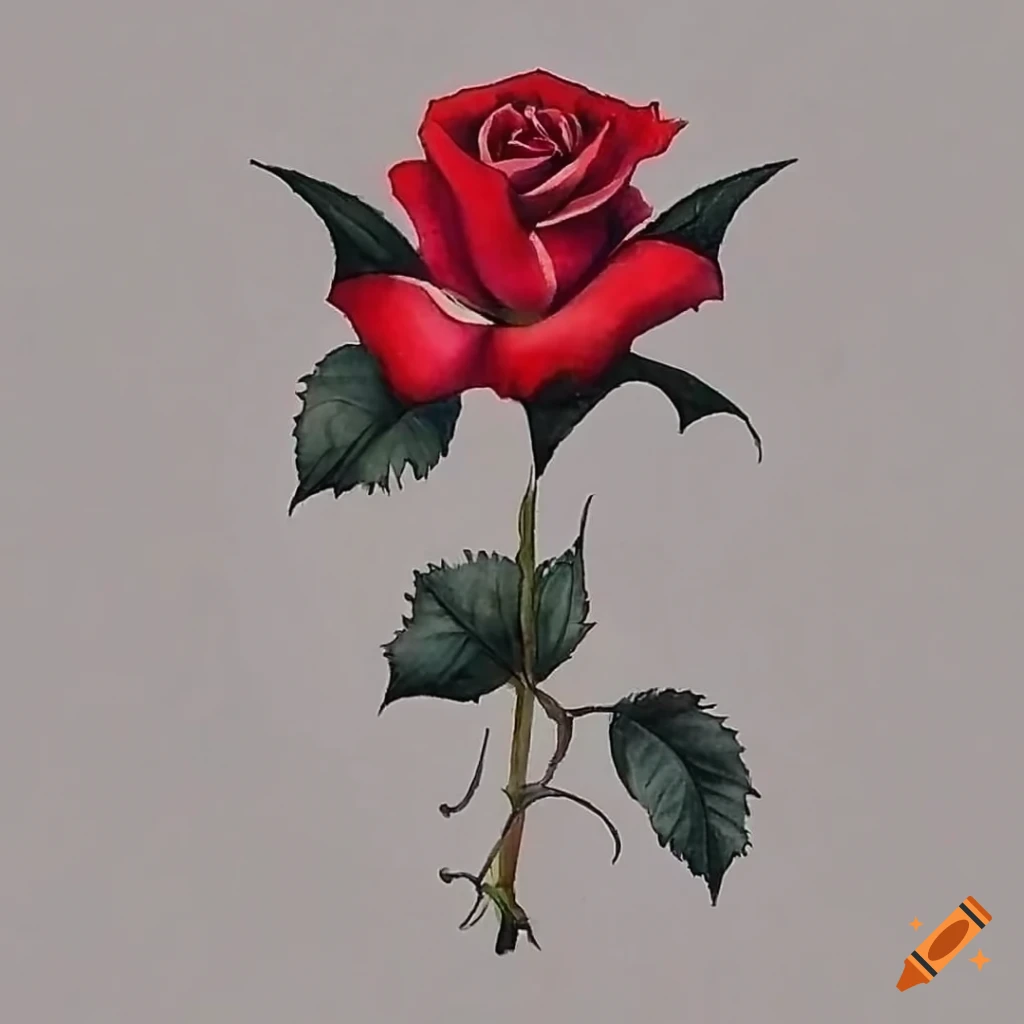 Rose tattoo by roald - Tattoogrid.net