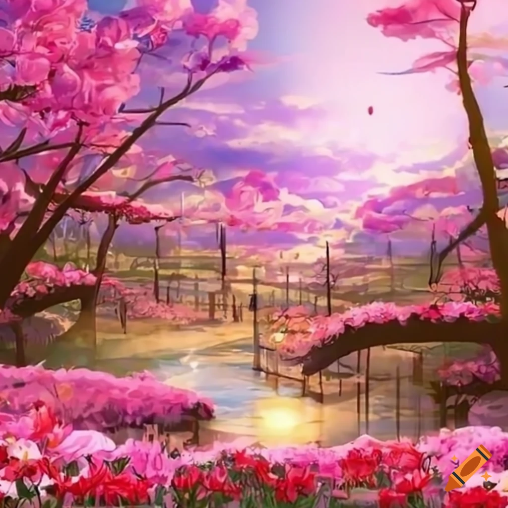 Anime Girl, cute, garden, girl, anime, HD wallpaper | Peakpx