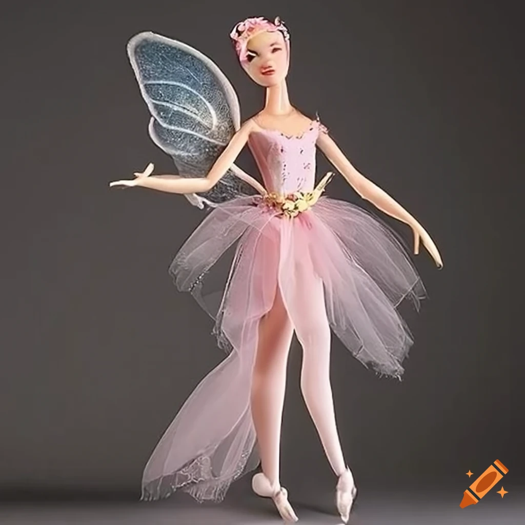 Ballet fairy doll on Craiyon