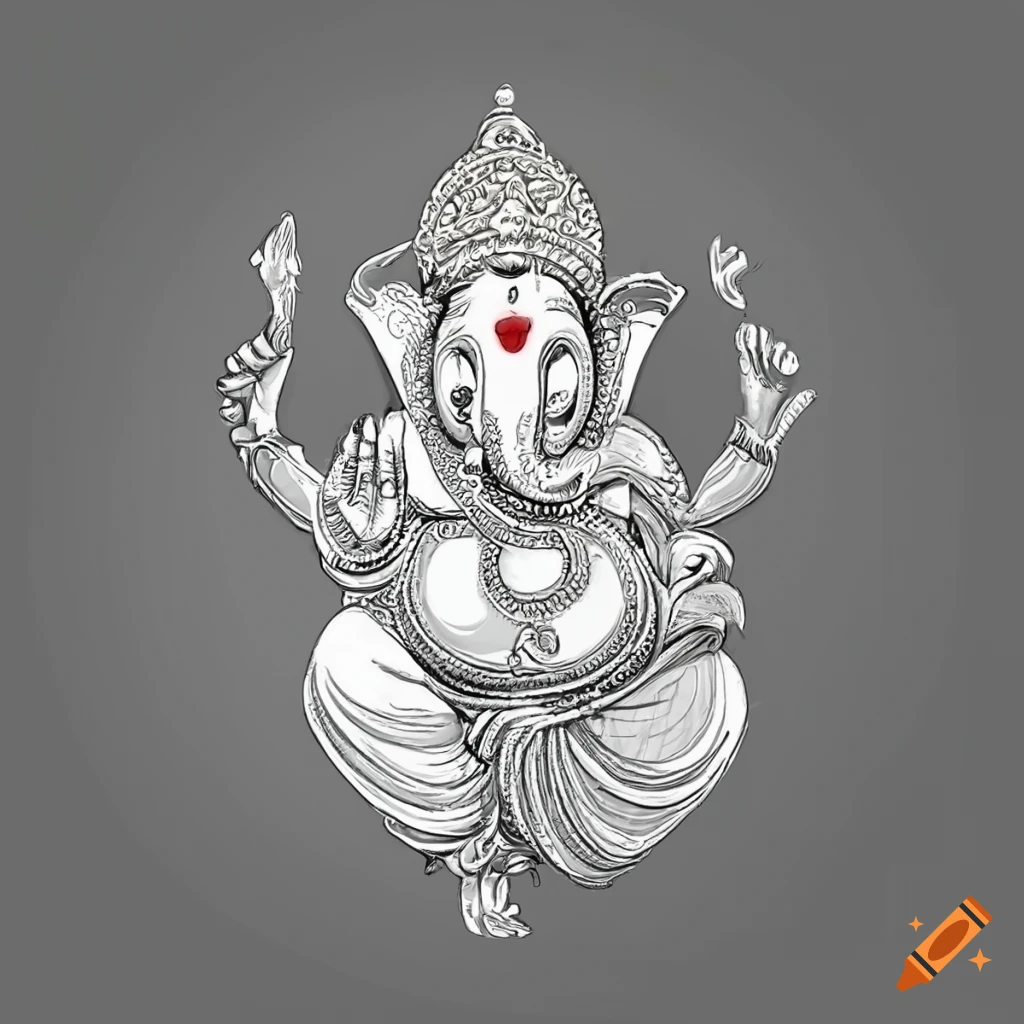 How to Draw Ganesha Easy | Ganesha Chaturthi | Yaazhini Fine Art - YouTube-saigonsouth.com.vn