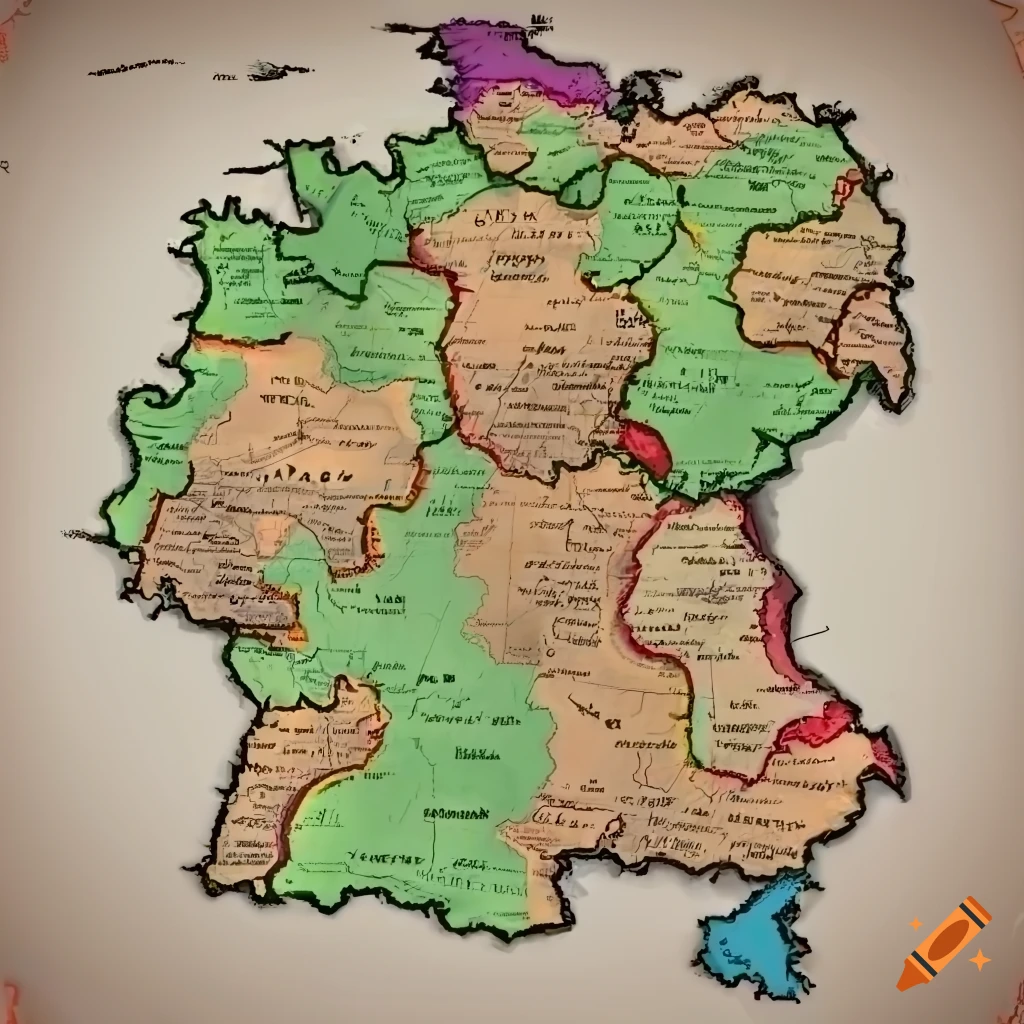 Map Of Eastern European Kingdom Territories On Craiyon