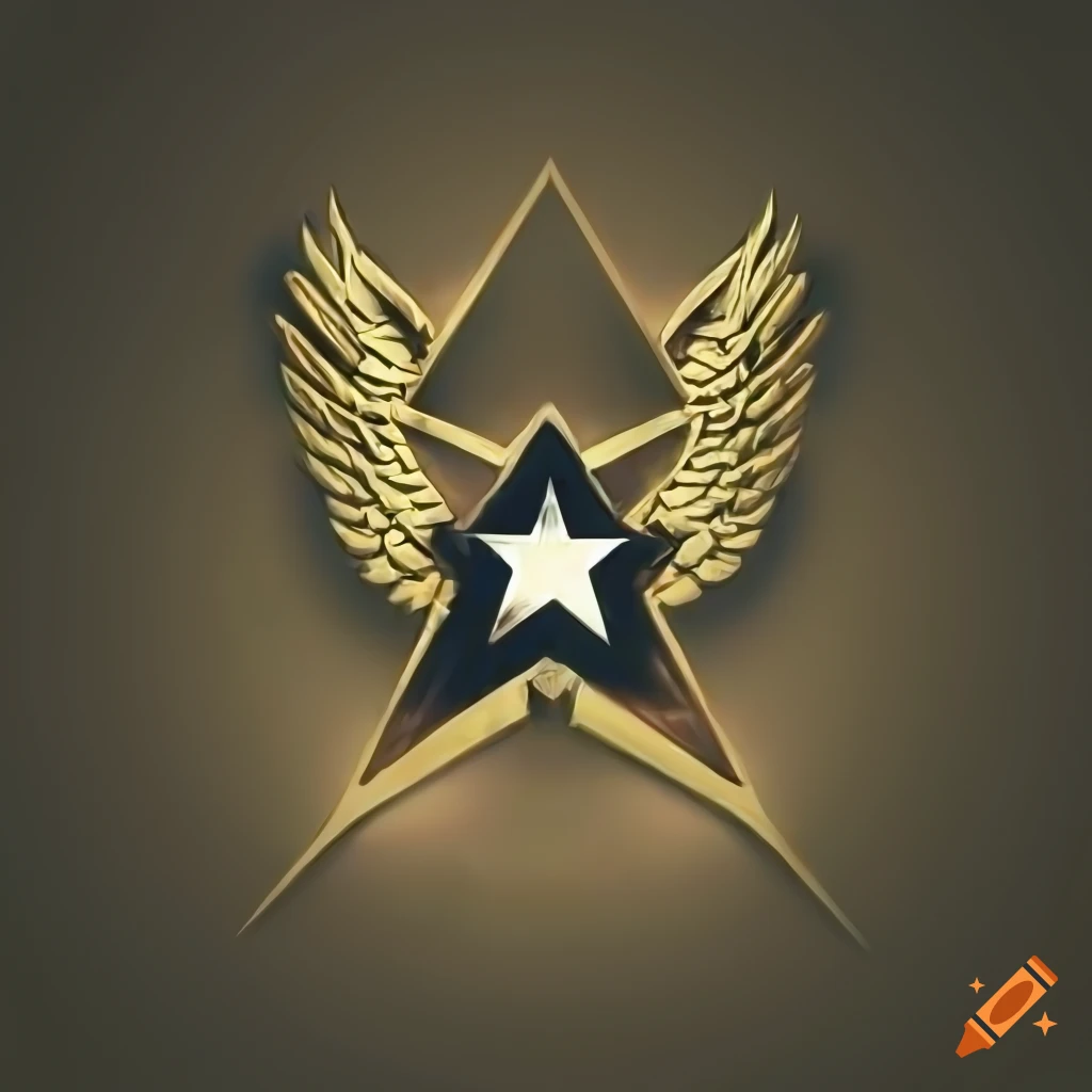 Invasion Star Patch, Black - Us Army Logo Wwii, HD Png Download - vhv