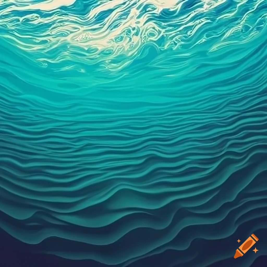 abstract pattern of sea waves