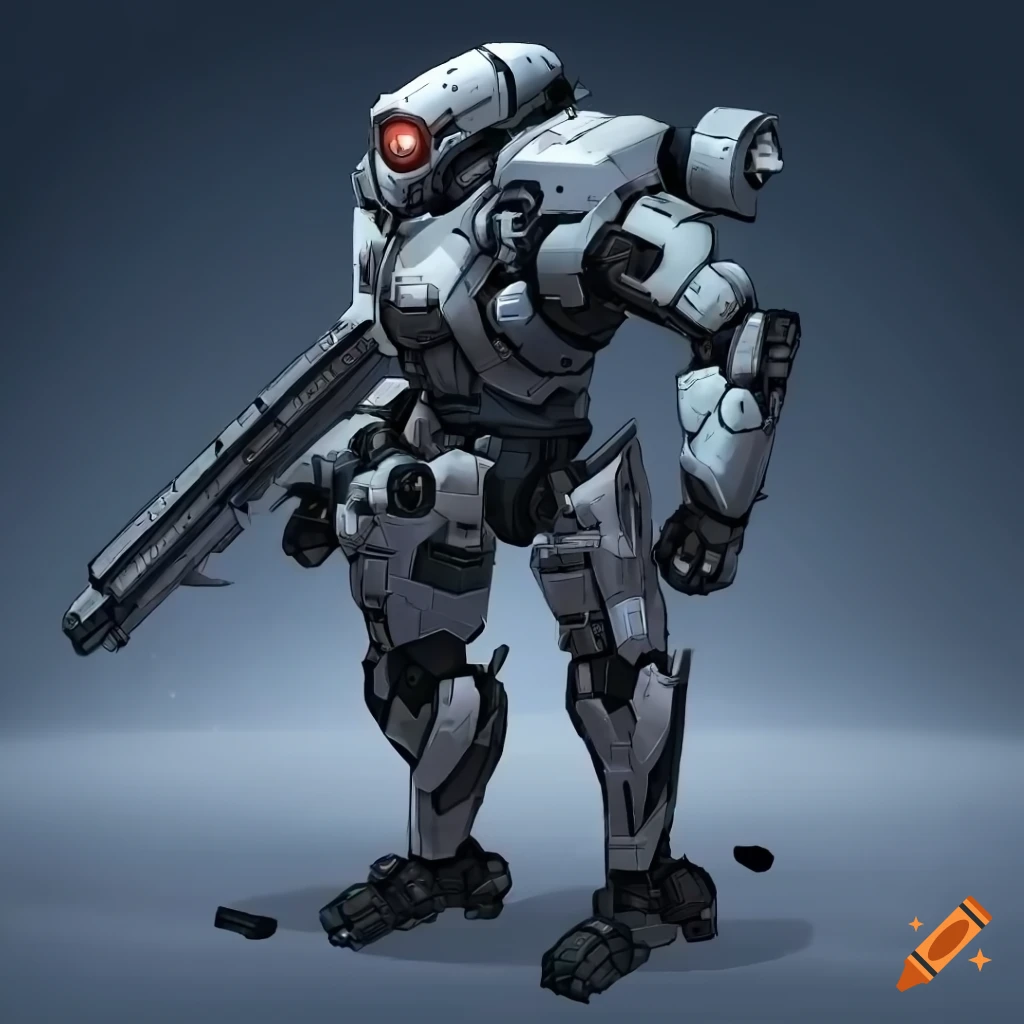 Image of exoskeleton combat armor on Craiyon