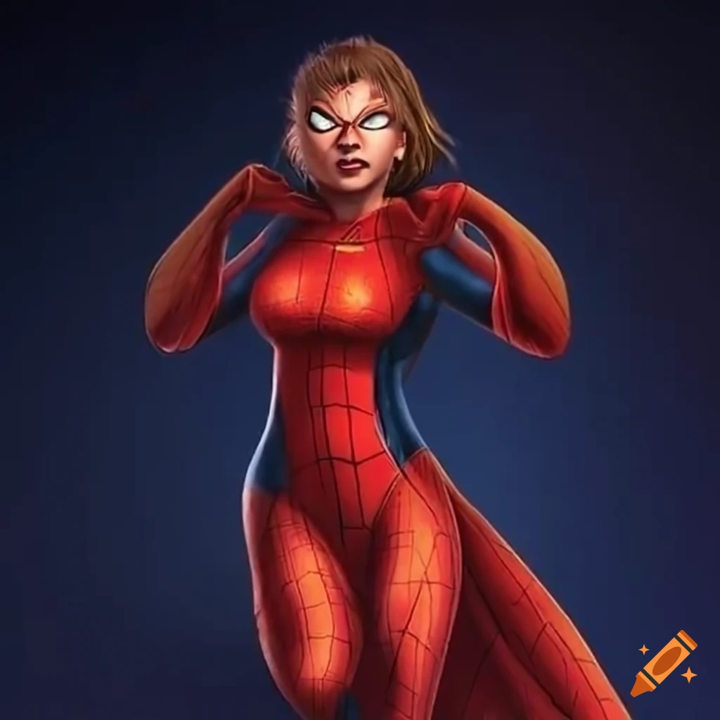 artwork of a female superhero with kangaroo attributes
