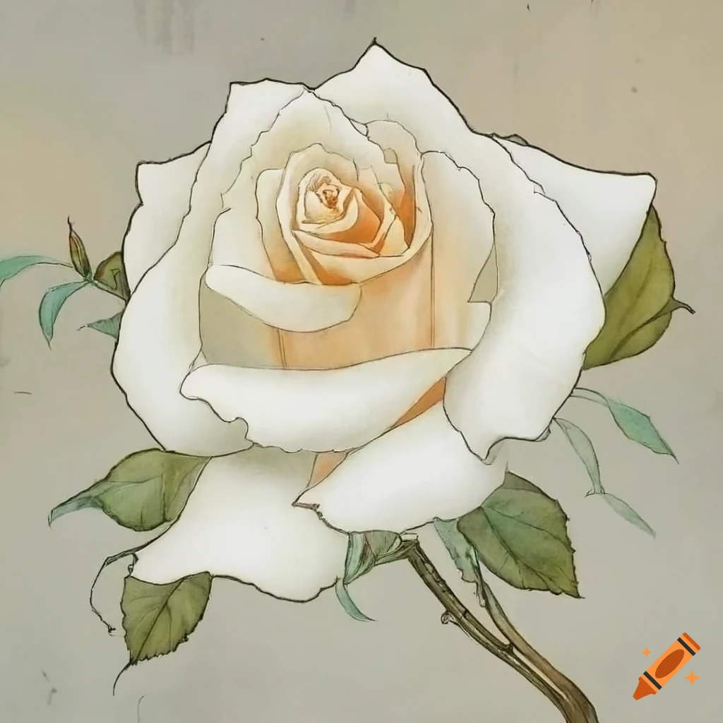 Real Rose Drawing PNG Transparent Images Free Download | Vector Files |  Pngtree