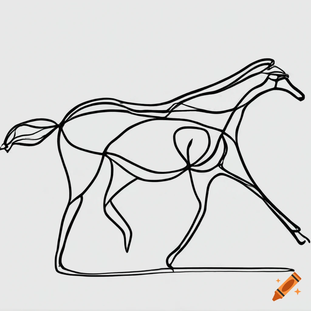 How to Draw a Horse - simple drawing tutorial - YouTube