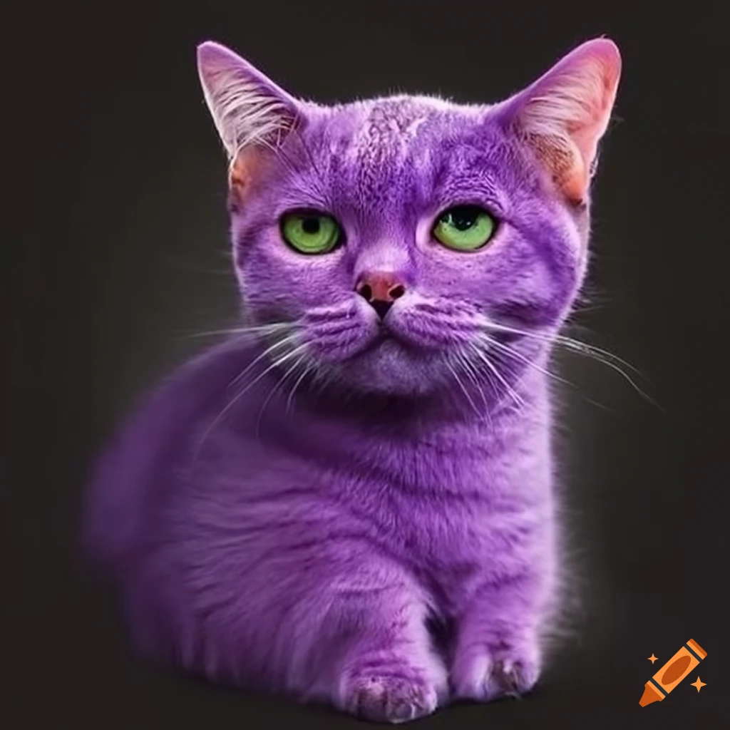 Person With Purple Hair