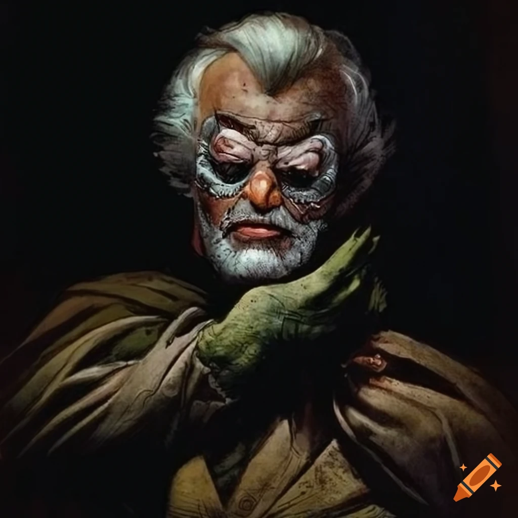 Artwork inspired by a batman villain by norman rockwell on Craiyon