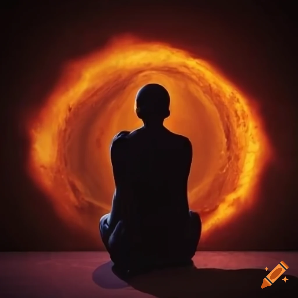 person-exploring-an-orange-galaxy-on-craiyon